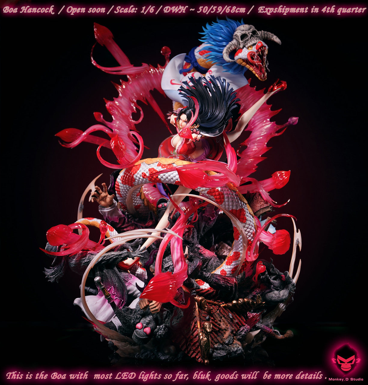 [PRE ORDER] One Piece - Monkey D Studio - Boa Hancock (Price does not include shipping - Please Read Description)