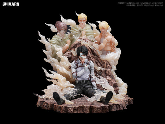 [IN STOCK] Attack On Titan - Chikara Studio - Levi Ackerman DX+ 1/6th Scale (Price does not include shipping - Please Read Decription)