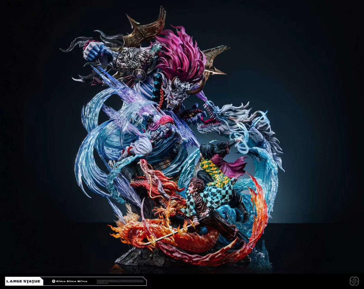 [PRE ORDER] Demon Slayer - Hertz Studio - Kamado Tanjiro & Tomioka Giyu vs Akaza (Price does not include shipping - Please Read Description)