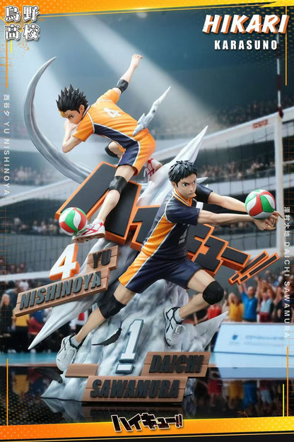 [PRE ORDER] Haikyuu - Hikari Studio - Yu Nishinoya & Daichi Sawamura (Price does not include shipping - Please Read Description)