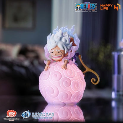 [US STOCK] One Piece - Happy Life Studio - Nika Luffy, Ace, Chopper, Nico Robin Voice-Activated PVC Lamps