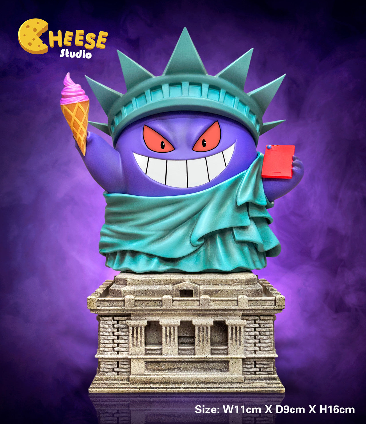 [PRE ORDER] Pokemon - CHEESE Studio - Gengar Cos Statue Of Liberty (Price does not include shipping - Please Read Description