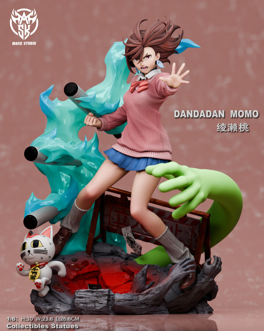 [PRE ORDER] DanDaDan - Mask Studio - Ayase Momo 1/6th Scale (Price does not include shipping - Please Read Description)