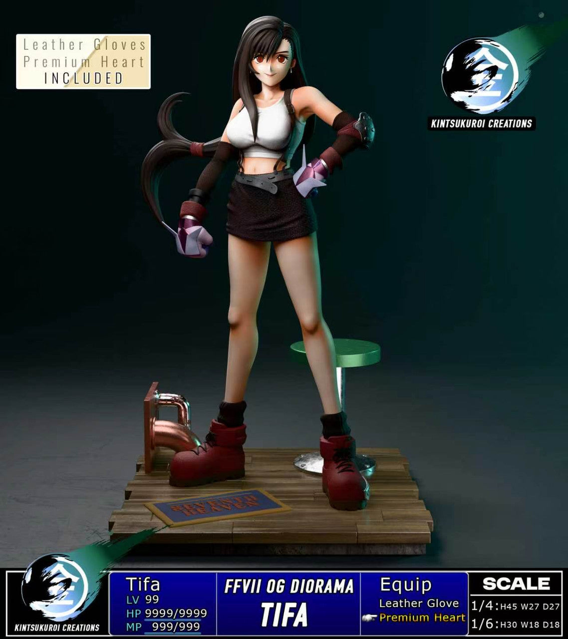 [PRE ORDER] Final Fantasy - Kintsukuroi Creations Studio - Final Fantasy 7 Tifa/ Aerith/Cloud OG (Price does not include shipping - Please Read Description)