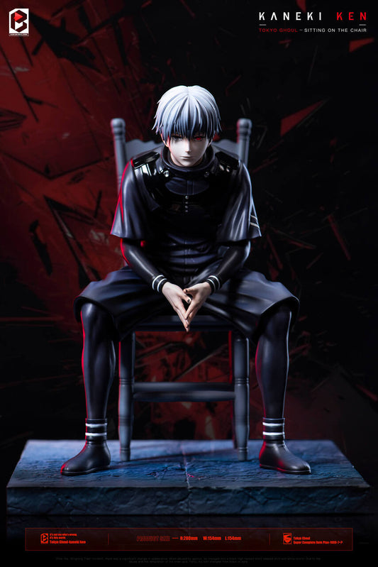 [PRE ORDER] Tokyo Ghoul - BW Studio - Kaneki Ken Sitting On Chair (Price does not include shipping - Please Read Description)