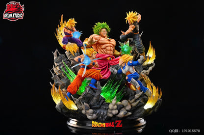 [PRE ORDER] Dragon Ball - Kylin Studio - Broly Vs Gohan, Goku, Vegeta & Trunks (Price does not include shipping - Please Read Description)