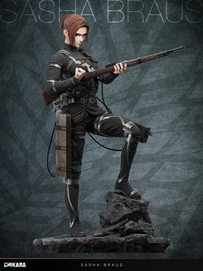 [PRE ORDER] Attack On Titan - Chikara Studio - Sasha Braus (Price does not include shipping - Please Read Description)