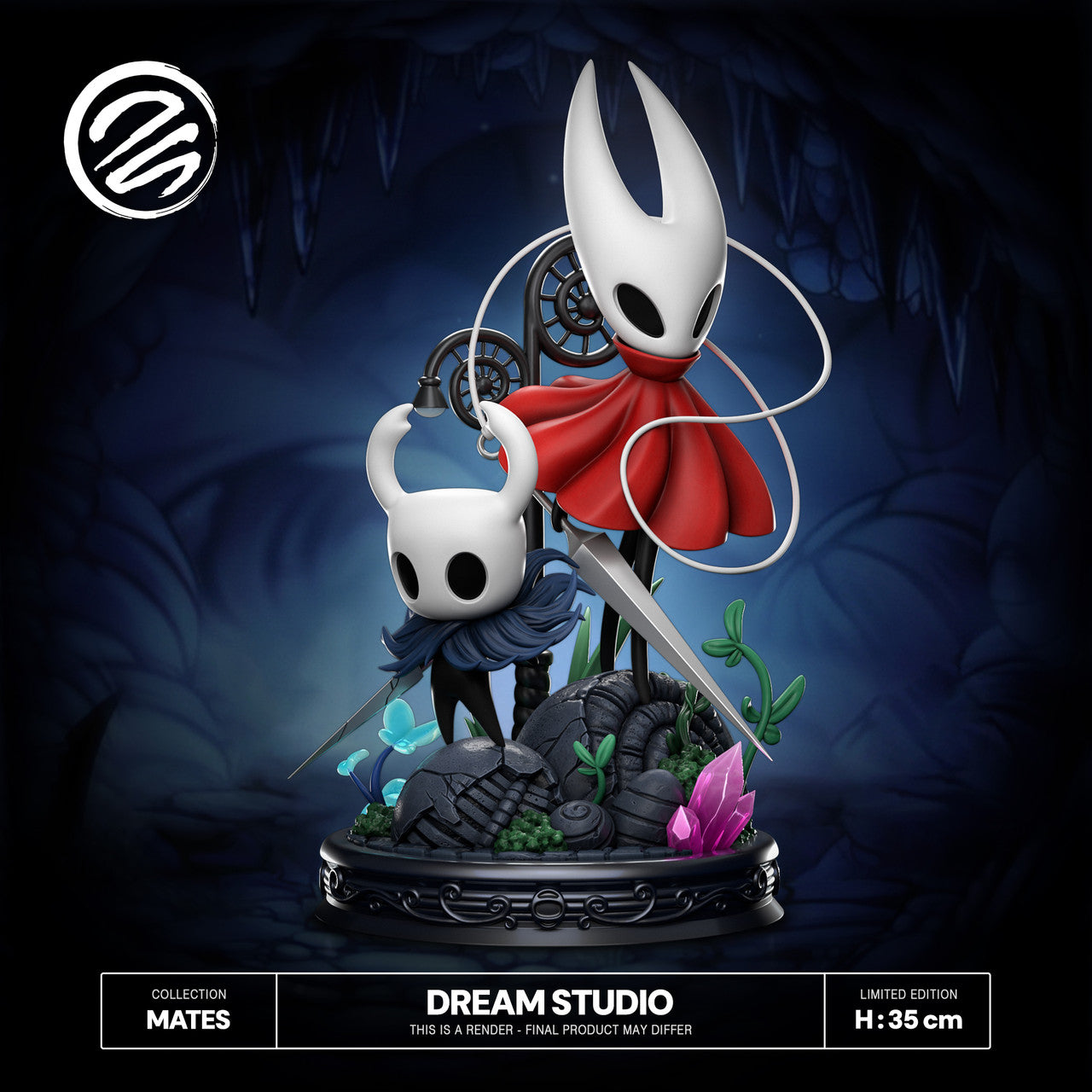 [PRE ORDER] Hollow Knight: Silksong - Dream Studio - Hollow Knight and Hornet (Price does not include shipping - Please Read Description)