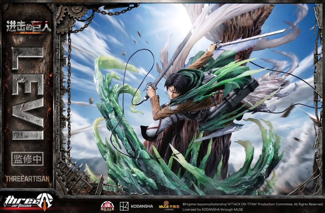 [PRE ORDER] Attack On Titan - Three Artisan Studio - Levi Ackerman (Price does not include shipping - Please Read Description)