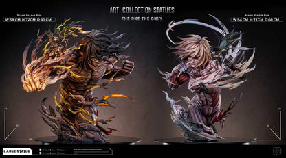 [PRE ORDER] Attack On Titan - Hertz Studio - Attack Titan & Female Titan (Price does not include shipping - Please Read Description)
