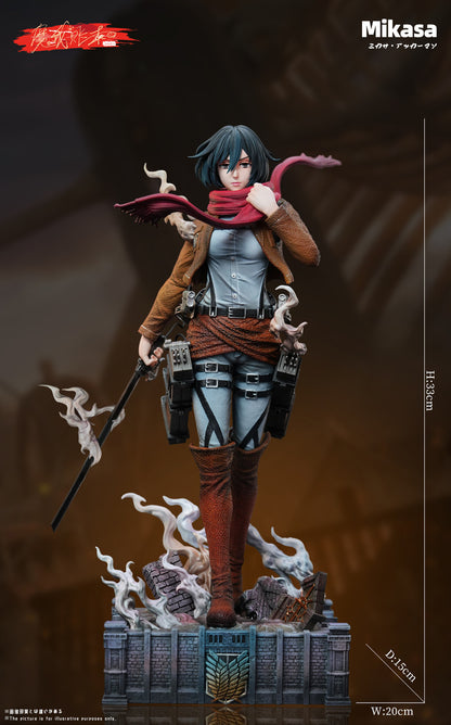 [PRE ORDER] Attack On Titan - MWZB Studio - Mikasa Ackerman (Price does not include shipping - Please Read Description)