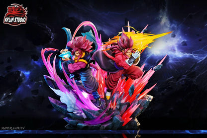 [PRE ORDER] Dragon Ball - Kylin Studio - SS4 Gogeta & Vegito (Price does not include shipping - Please Read Description)