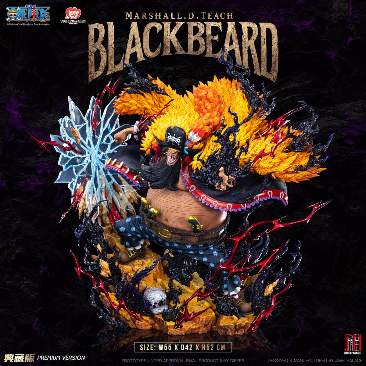 [PRE ORDER] One Piece - Jimei Palace Studio - Legendary BlackBeard (Price does not include shipping - Please Read Description)