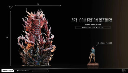 [PRE ORDER] Attack On Titan - Hertz Studio - Bertholdt Hoover & Colossal Titan (Price does not include shipping - Please Read Description)