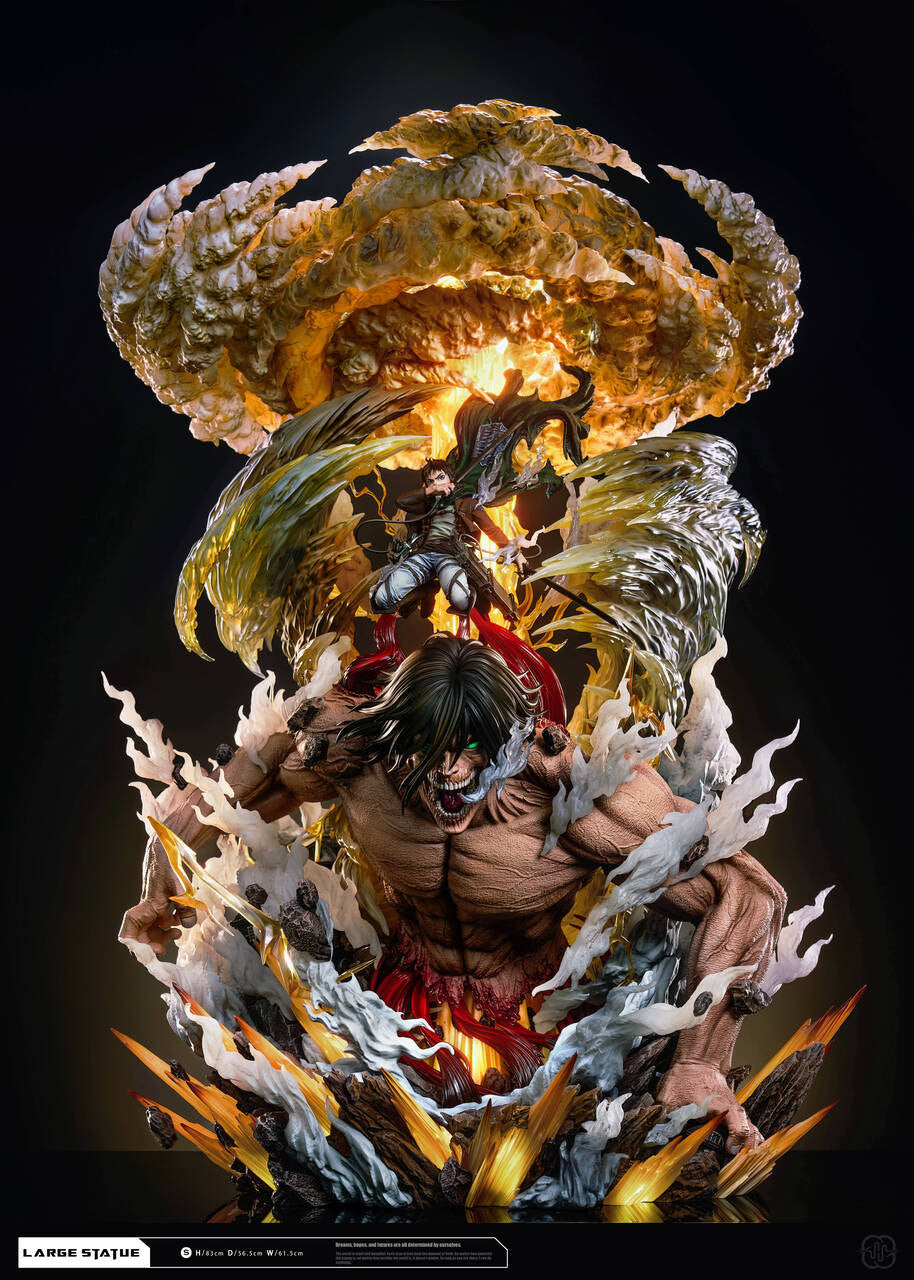 [PRE ORDER] Attack On Titan - Hertz Studio - Eren Jaeger & Attack Titan (Price does not include shipping - Please Read Description)
