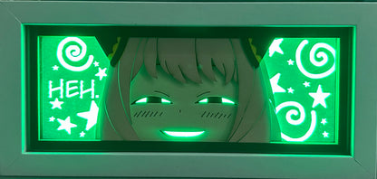 [MADE TO ORDER]Spy x Family - Anya Smug Light Box (Shipping Calculated At Checkout)