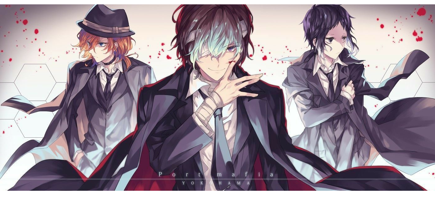 Bungo Stray Dogs - Bungo Stray Dogs Cast Style 6 Mousepad