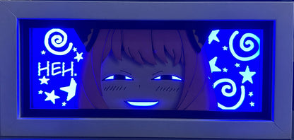 [MADE TO ORDER]Spy x Family - Anya Smug Light Box (Shipping Calculated At Checkout)