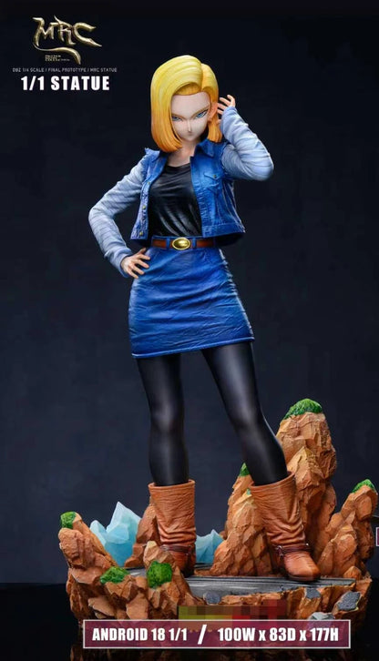 [PRE ORDER] Dragon Ball - MRC Studio - Life Size 1:1 Android 18 (Price does not include shipping - Please Read Description)