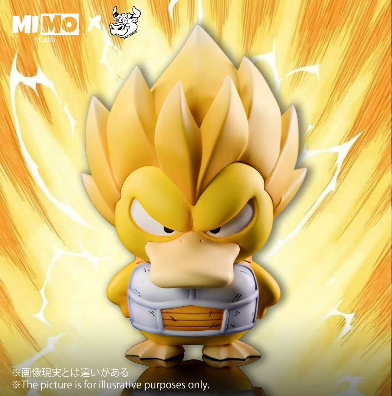 [PRE ORDER] Pokemon - Mimo x NIUZI Studio - Psyduck cos Vegeta (Price does not include shipping - Please Read Description)