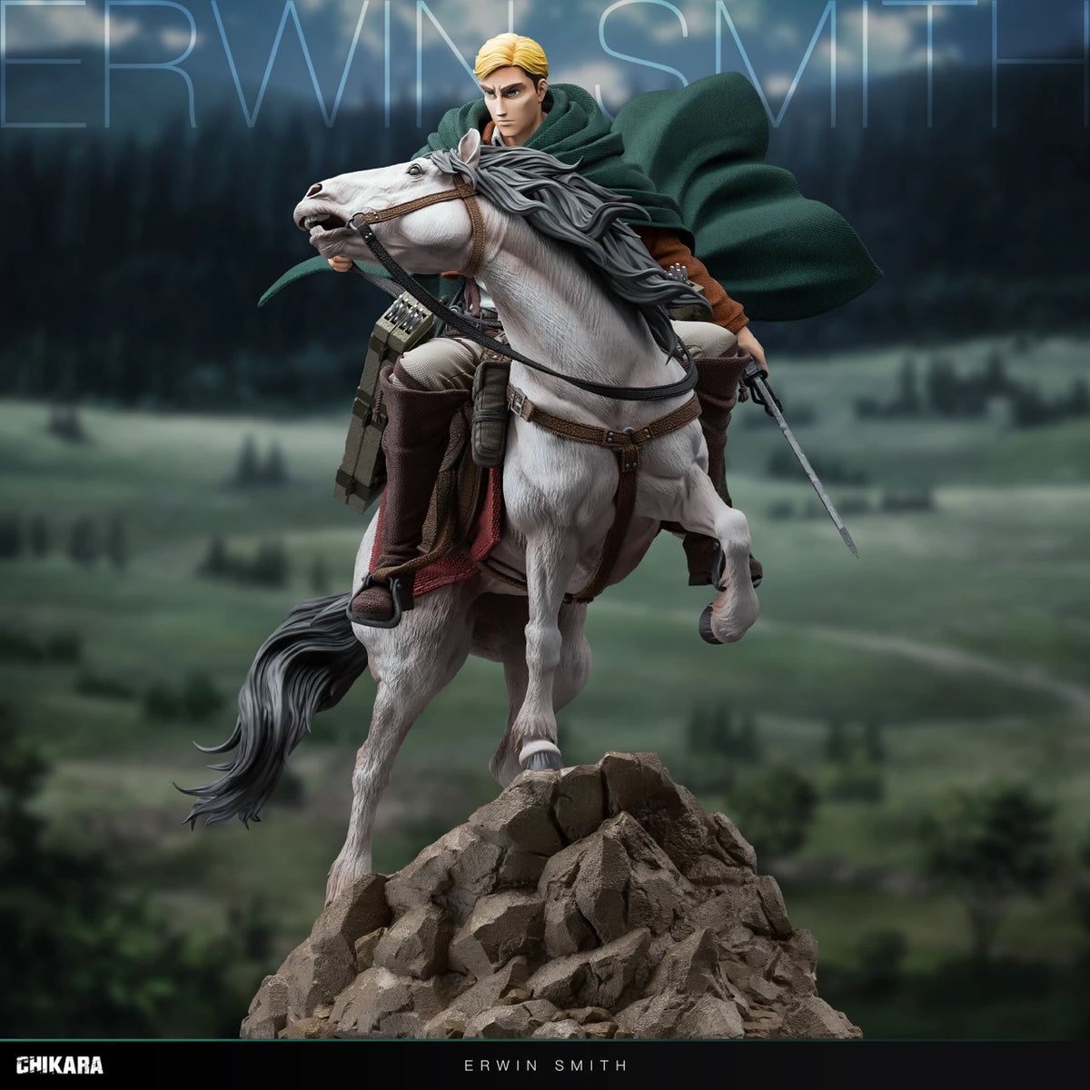 [PRE ORDER] Attack On Titan - Chikara Studio - Erwin Smith (Price does not include shipping - Please Read Description)
