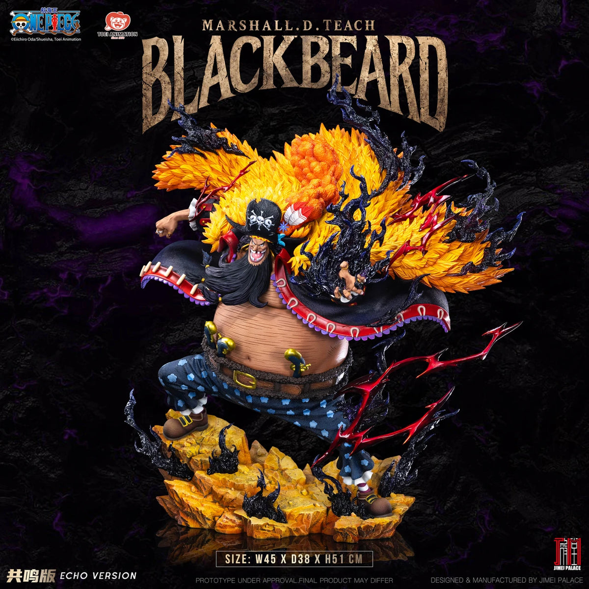 [PRE ORDER] One Piece - Jimei Palace Studio - Legendary BlackBeard (Price does not include shipping - Please Read Description)