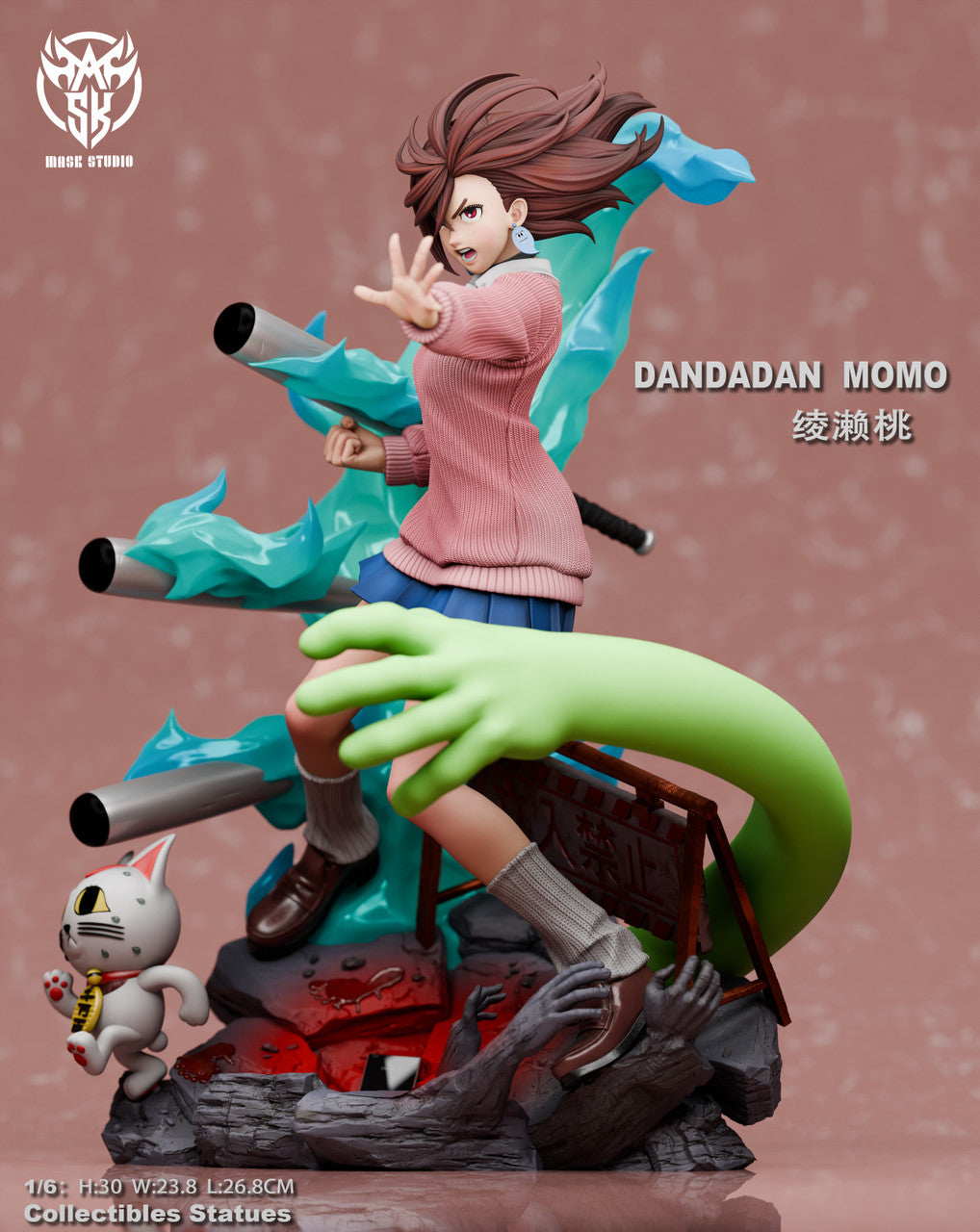 [PRE ORDER] DanDaDan - Mask Studio - Ayase Momo 1/6th Scale (Price does not include shipping - Please Read Description)