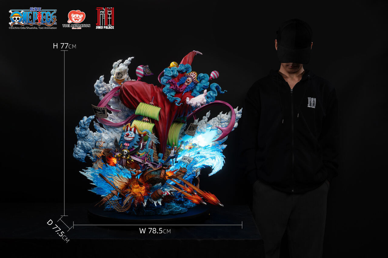 [PRE ORDER] One Piece - Jimei Palace Studio - New Yonko Buggy (Price does not include shipping - Please Read Description)