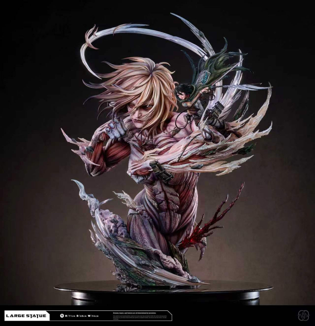 [PRE ORDER] Attack On Titan - Hertz Studio - Attack Titan & Female Titan (Price does not include shipping - Please Read Description)