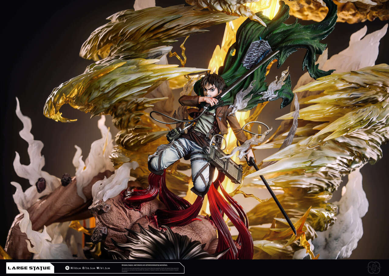 [PRE ORDER] Attack On Titan - Hertz Studio - Eren Jaeger & Attack Titan (Price does not include shipping - Please Read Description)