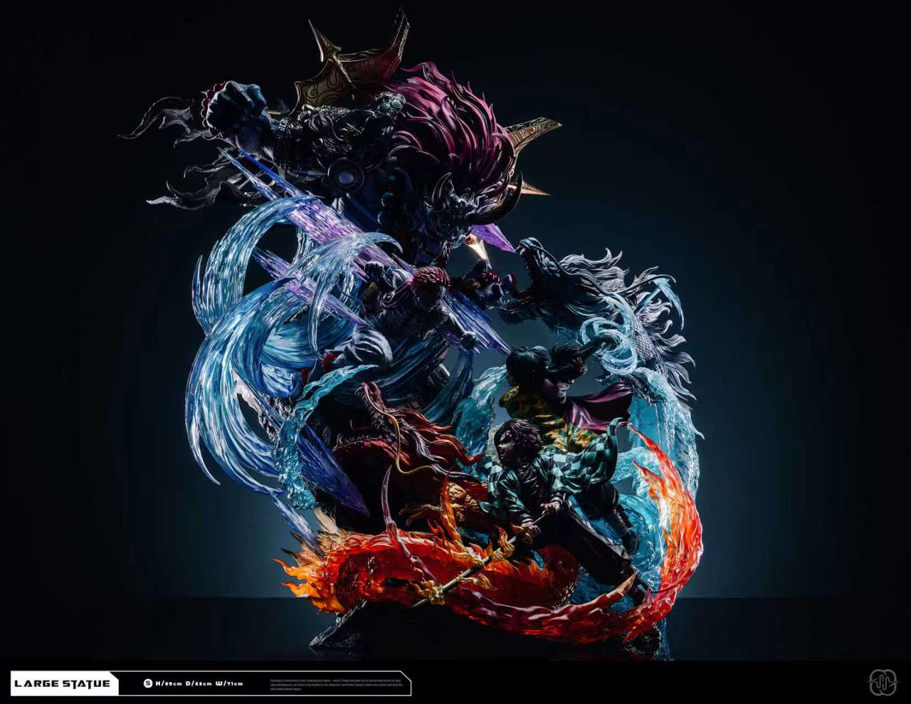 [PRE ORDER] Demon Slayer - Hertz Studio - Kamado Tanjiro & Tomioka Giyu vs Akaza (Price does not include shipping - Please Read Description)