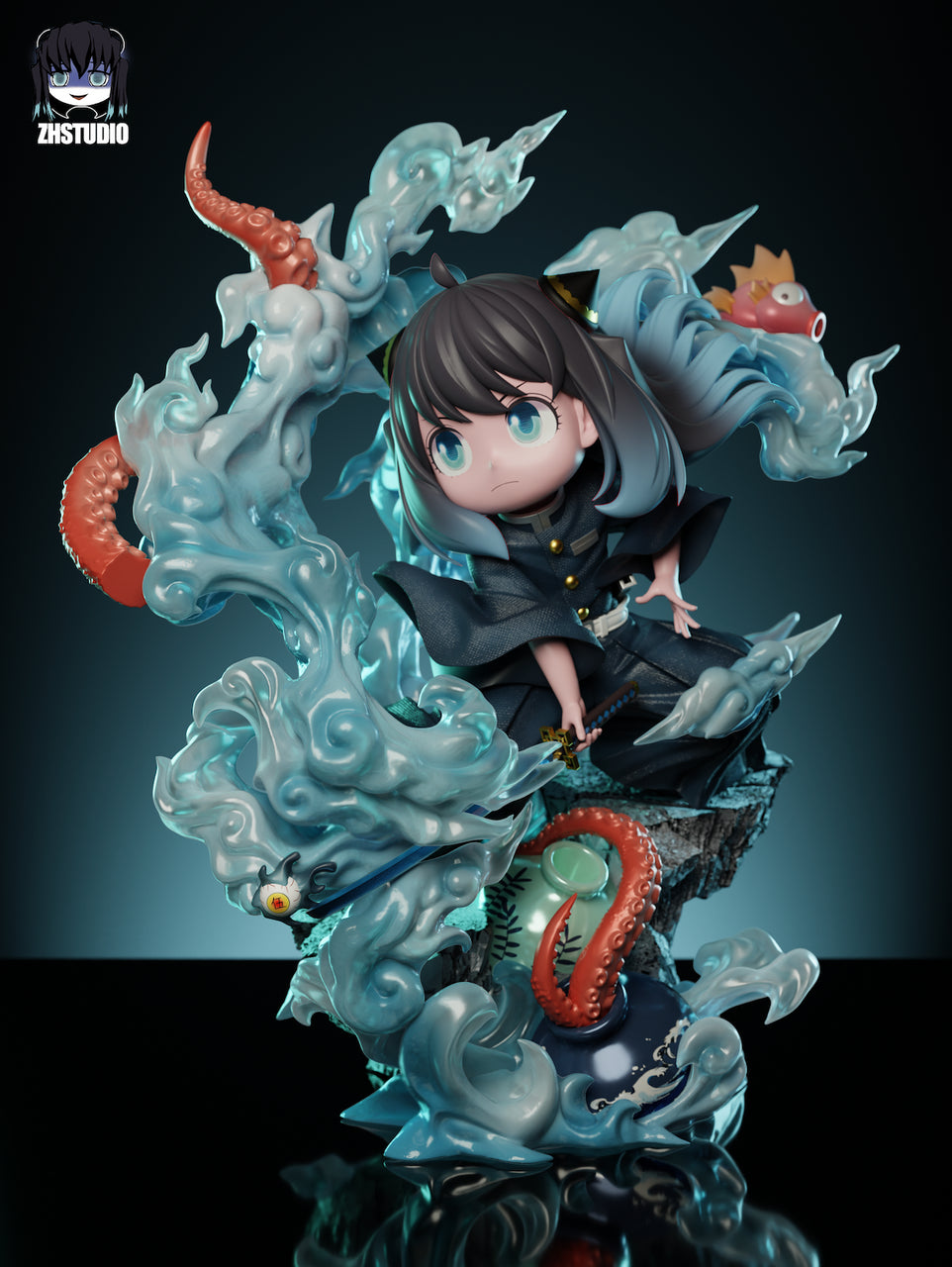 [PRE ORDER] Spy X Family X Demon Slayer - ZH Studio - Anya cos Tokitou Muichirou (Price does not include shipping - Please Read Description)
