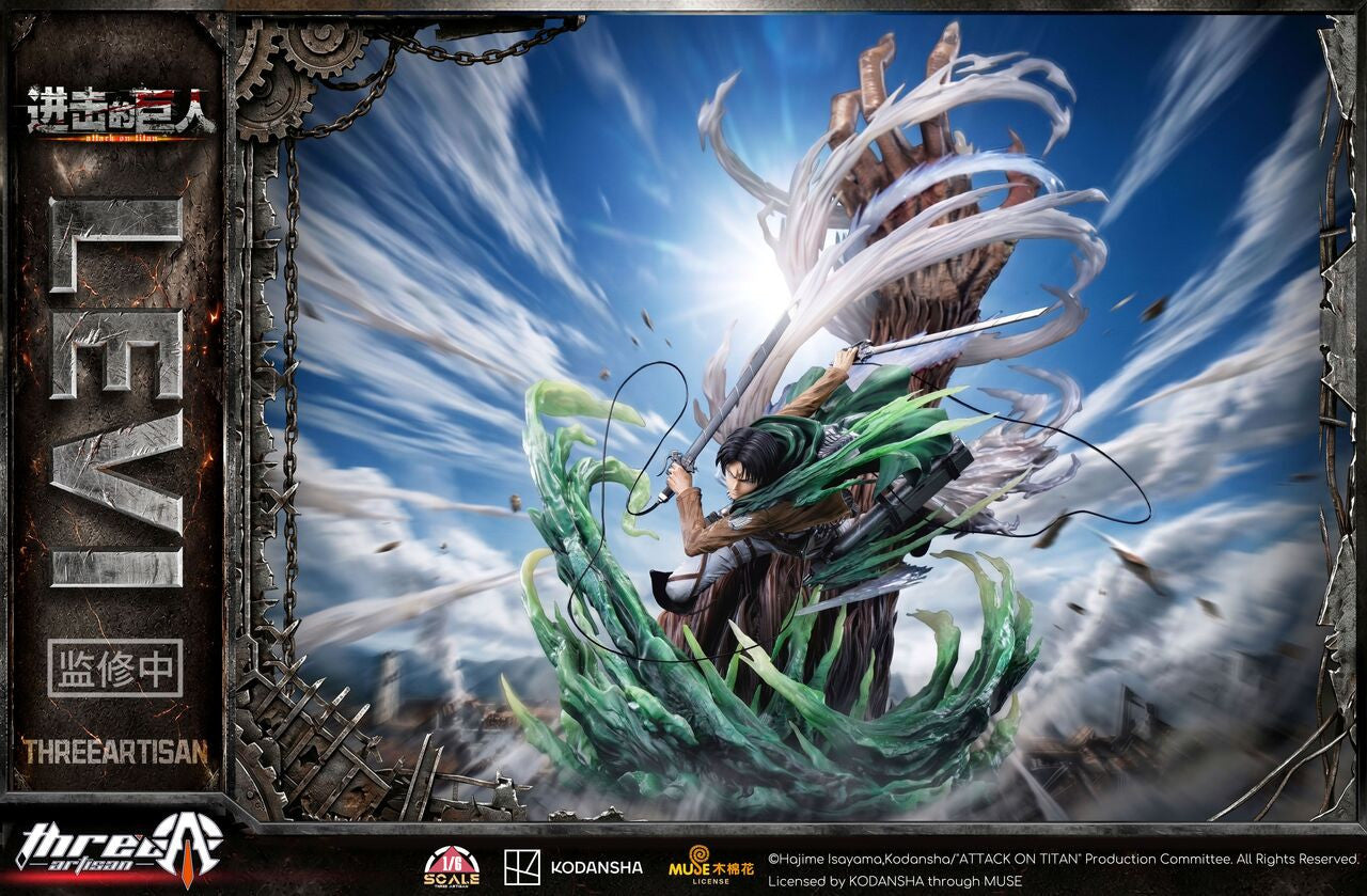 [PRE ORDER] Attack On Titan - Three Artisan Studio - Levi Ackerman (Price does not include shipping - Please Read Description)