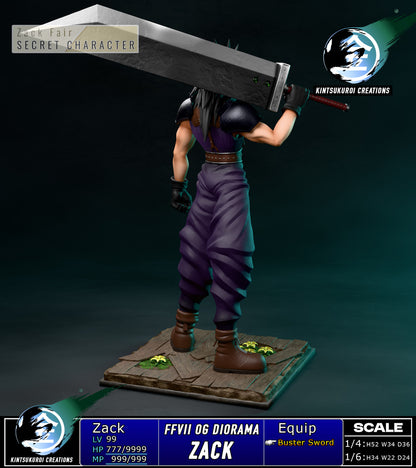 [PRE ORDER] Final Fantasy - Kintsukuroi Creations Studio - Final Fantasy 7 Zack OG (Price does not include shipping - Please Read Description)