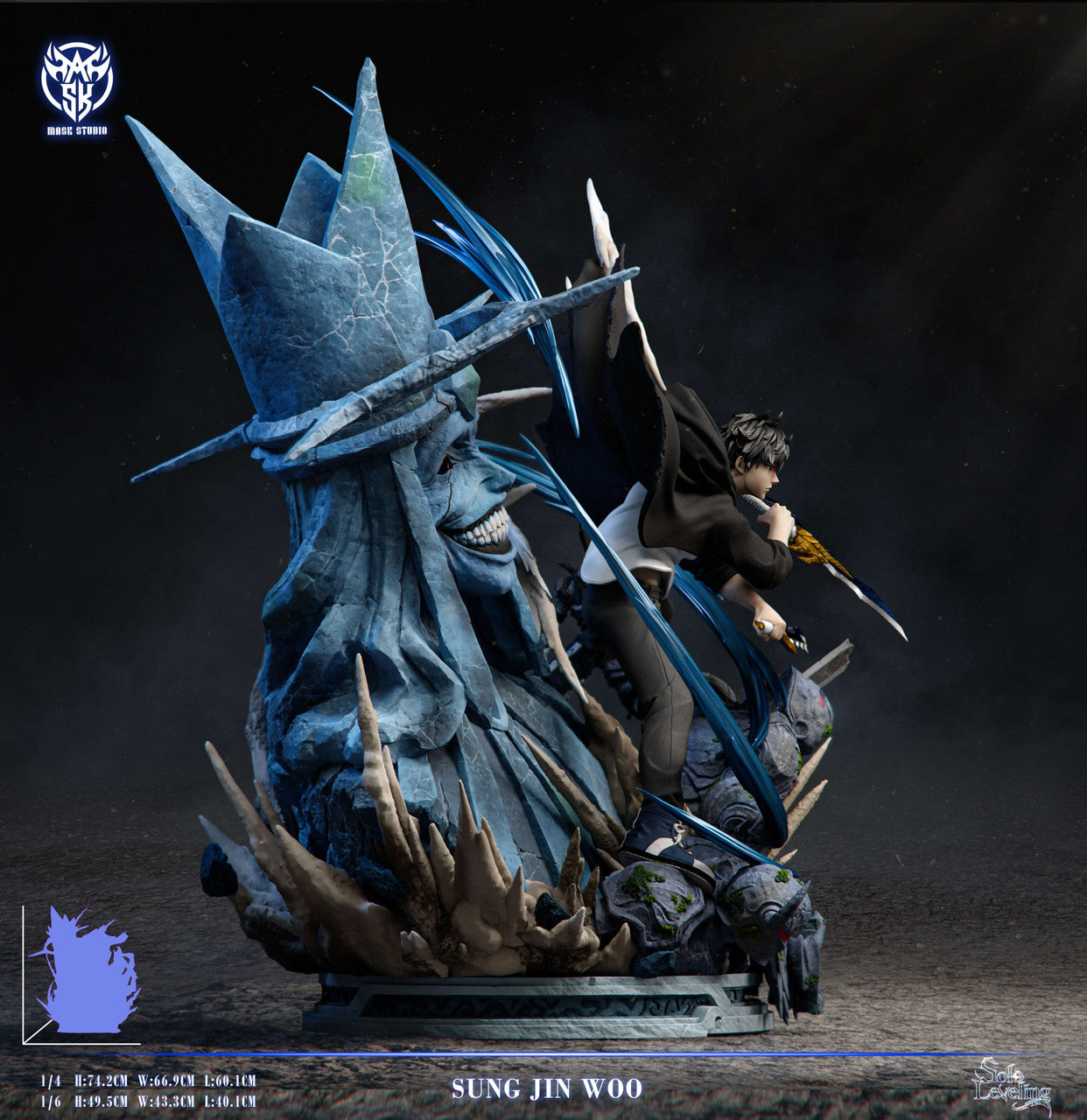 PRE ORDER] Solo Leveling - Mask Studio - Sung Jin Woo Vs The