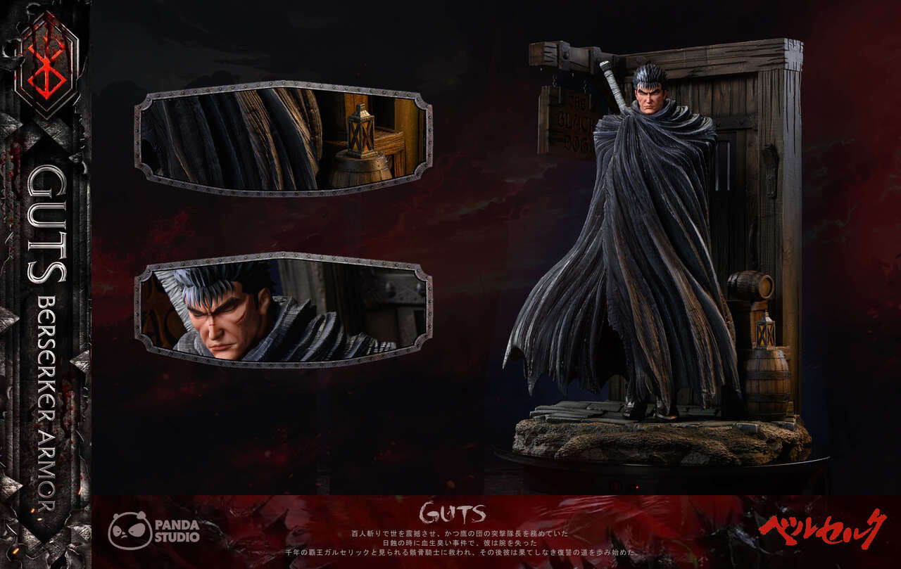[PRE ORDER] Berserk - Panda Studio - Guts (Price does not include shipping - Please Read Description)