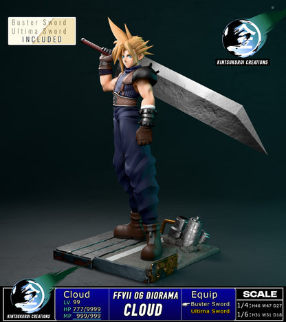 [PRE ORDER] Final Fantasy - Kintsukuroi Creations Studio - Final Fantasy 7 Tifa/ Aerith/Cloud OG (Price does not include shipping - Please Read Description)