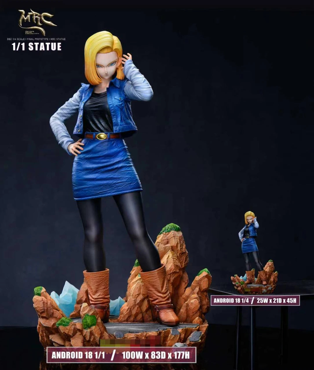 [PRE ORDER] Dragon Ball - MRC Studio - Life Size 1:1 Android 18 (Price does not include shipping - Please Read Description)