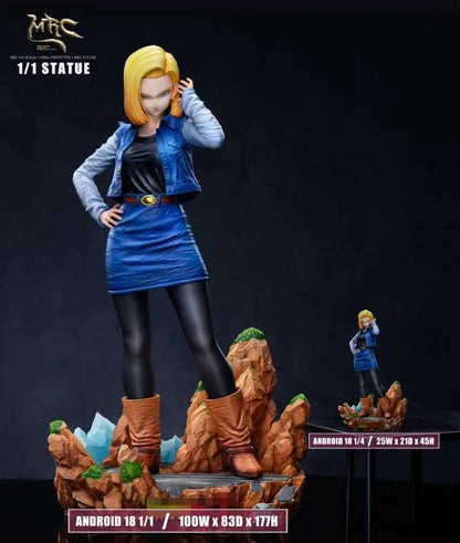 [PRE ORDER] Dragon Ball - MRC Studio - Life Size 1:1 Android 18 (Price does not include shipping - Please Read Description)