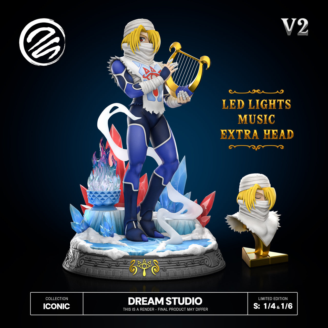 [PRE ORDER] The Legend of Zelda - Dream Studio - Sheik OOT (Price does not include shipping - Please Read Description)