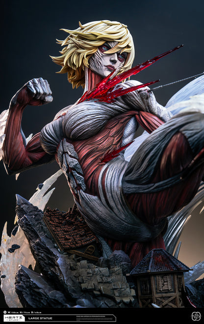 [PRE ORDER] Attack On Titan - Hertz Studio - Mikasa Ackerman VS Female Titan (Price does not include shipping - Please Read Description)