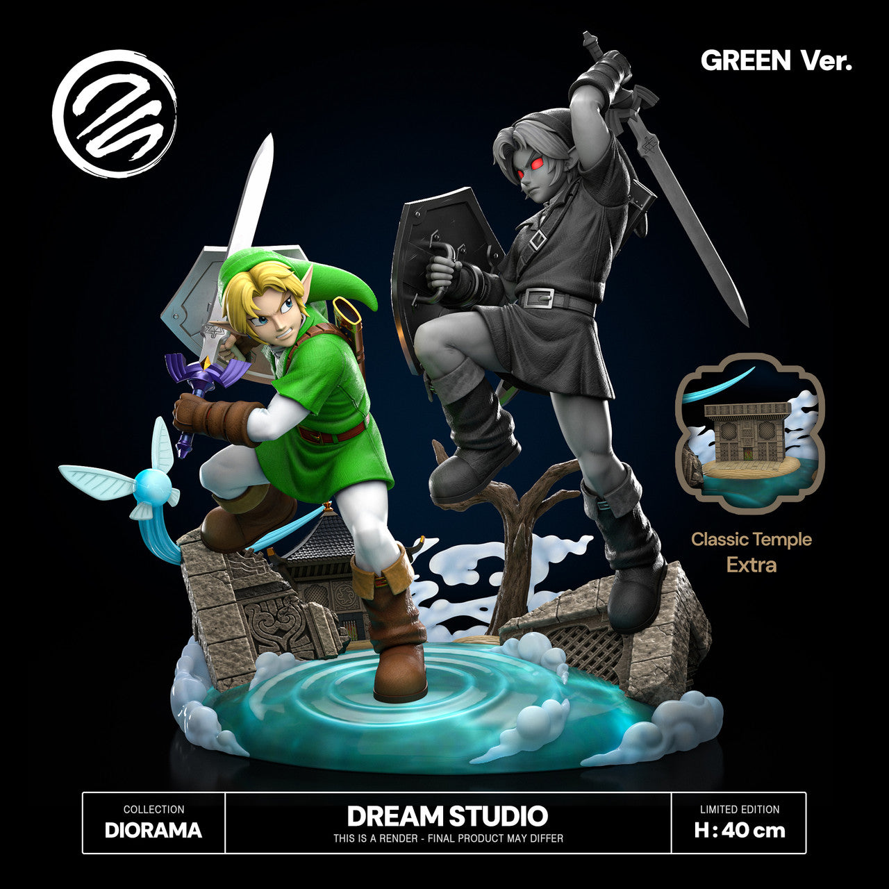 [PRE ORDER] The Legend of Zelda - Dream Studio - Link Vs Dark Link (Price does not include shipping - Please Read Description)