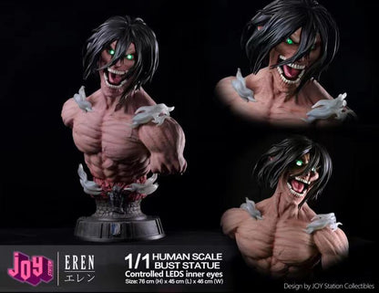 Attack On Titan - Joy Studio - Attack Titan Bust 1/1 Human Scale (Price Does Not Include Shipping - Please Read Description)