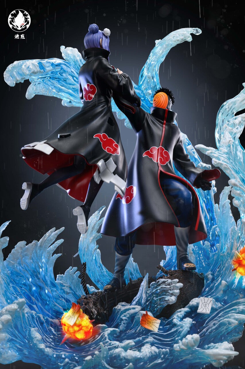 [PRE ORDER] Naruto - Ran Dian Studio - Tobi vs Konan (Price does not include shipping - Please Read Description)