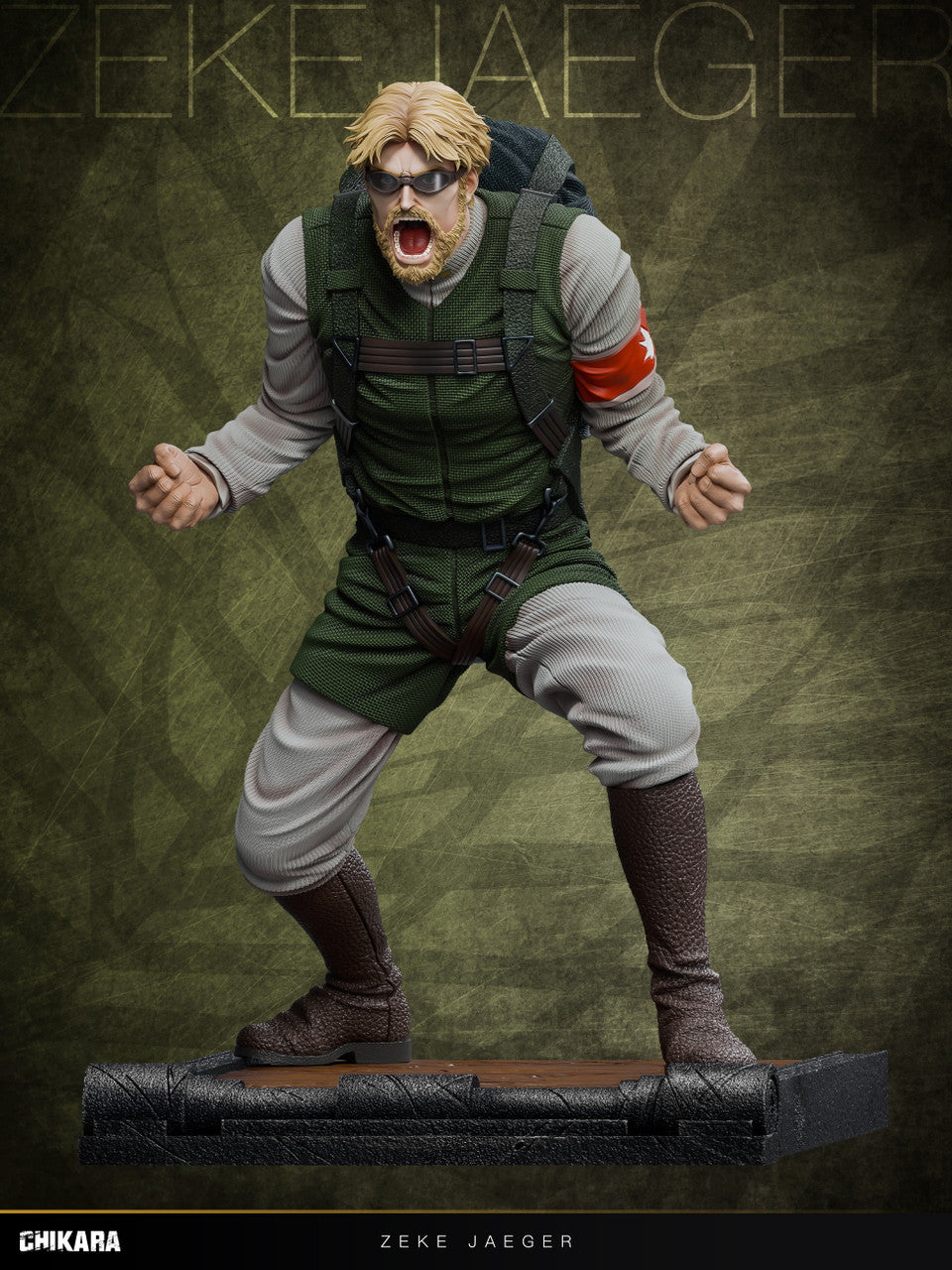 [PRE ORDER] Attack On Titan - Chikara Studio - Zeke Jaeger (Price does not inclue shipping - Please Read Description)