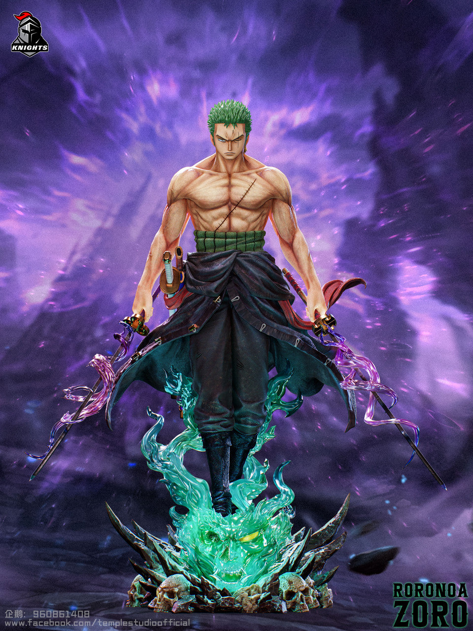 [PRE ORDER] One Piece - Temple Studio - Roronoa Zoro (Price does not include shipping - Please Read Description)