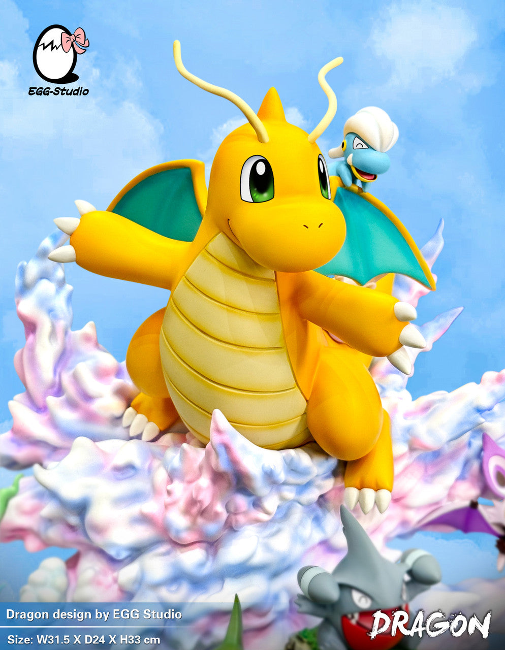 [PRE ORDER] Pokemon - Egg Studio - Dragon Group With Dragonite (Price does not include shipping - Please Read Description)