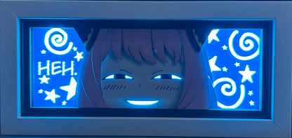 [MADE TO ORDER]Spy x Family - Anya Smug Light Box (Shipping Calculated At Checkout)