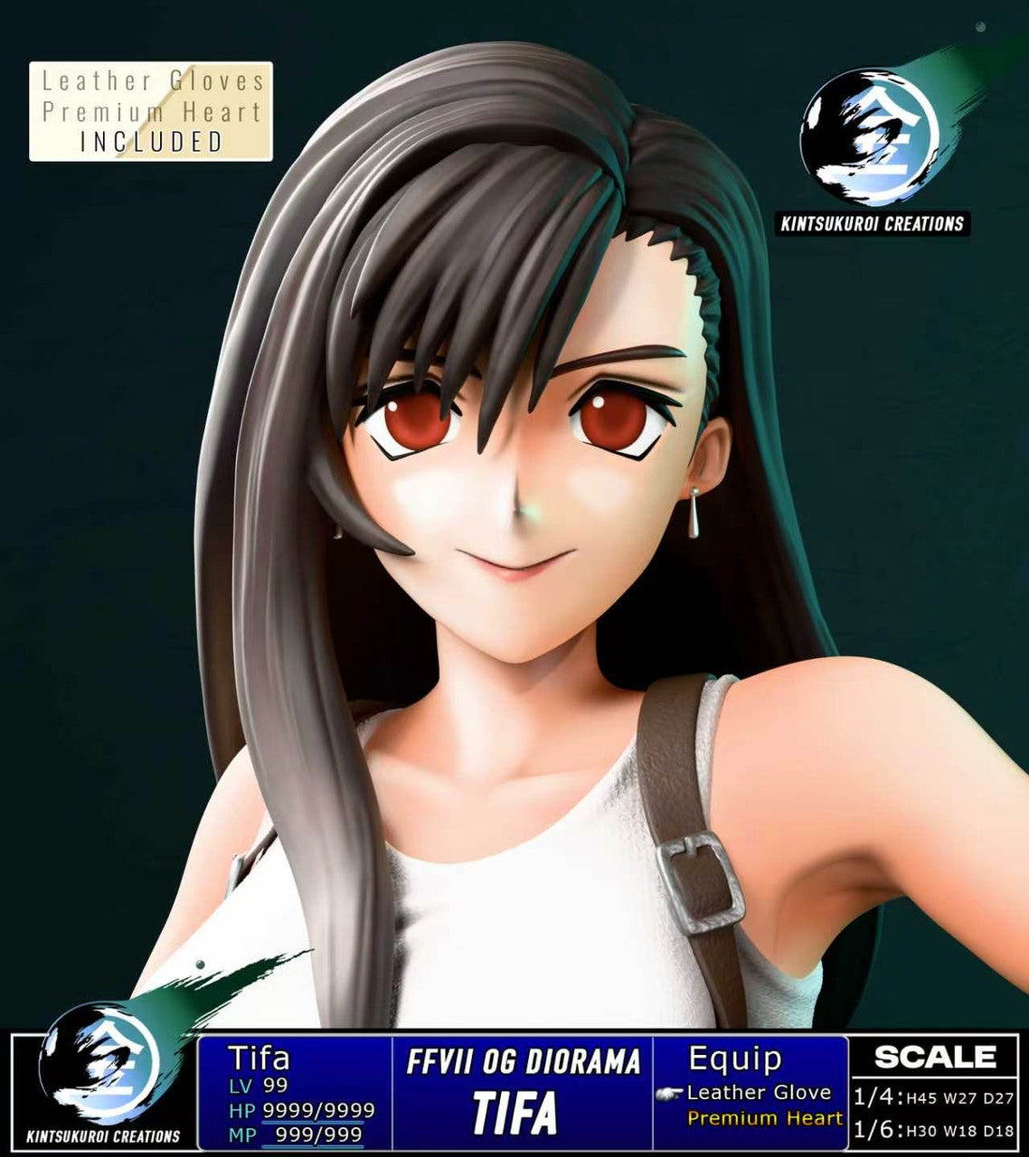 [PRE ORDER] Final Fantasy - Kintsukuroi Creations Studio - Final Fantasy 7 Tifa/ Aerith/Cloud OG (Price does not include shipping - Please Read Description)