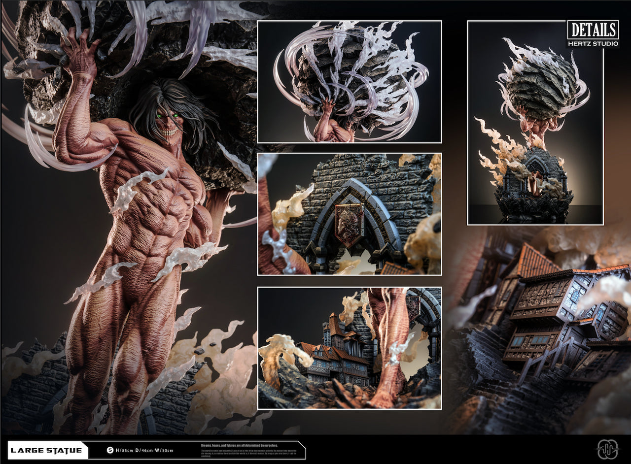 [PRE ORDER] Attack On Titan - Hertz Studio - Eren Attack Titan (Price does not include shipping - Please Read Description)